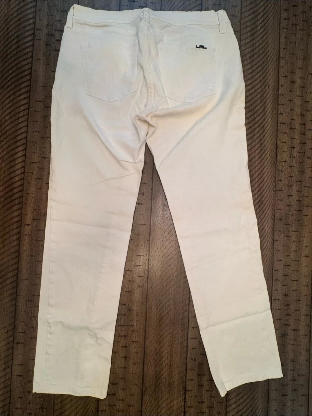LRL LAUREN JEANS CO RALPH LAUREN White Modern Straight Ankle Jeans